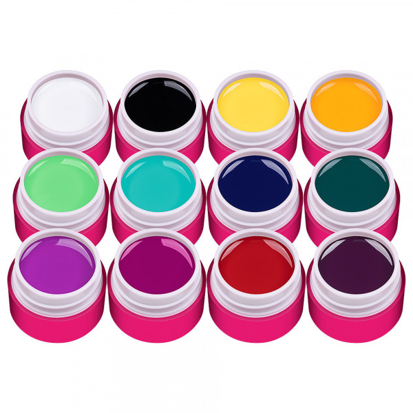 Set 12 Geluri UV Colorate SensoPRO Milano - Color Joy Collection