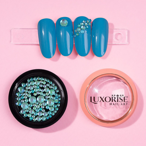 Strasuri Unghii LUXORISE Crystal, Lagoon Dew