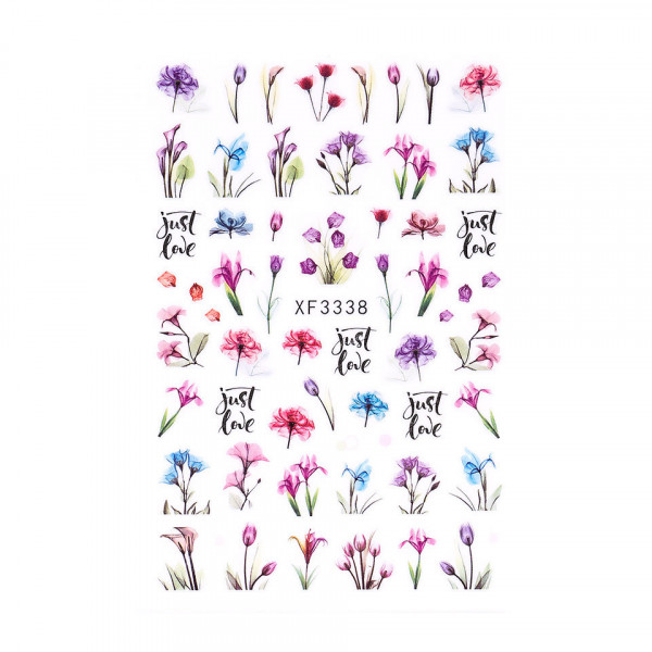 Abtibild Unghii SensoPRO Milano, Flower Art XF3338