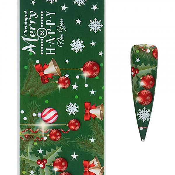 Folie de Transfer Unghii LUXORISE #408 Christmassy