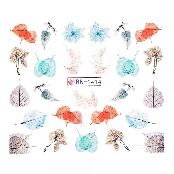 Tatuaj unghii LUXORISE, Nature BN-1414