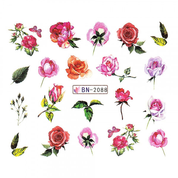 Tatuaj Unghii LUXORISE Magic Flower, BN-2088