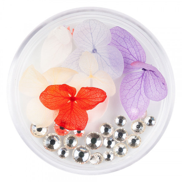 Flori Uscate Unghii LUXORISE cu cristale - Floral Fairytale #10
