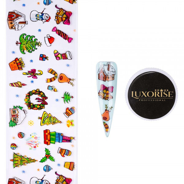 Folie de Transfer Unghii LUXORISE #353 Christmas Vibes