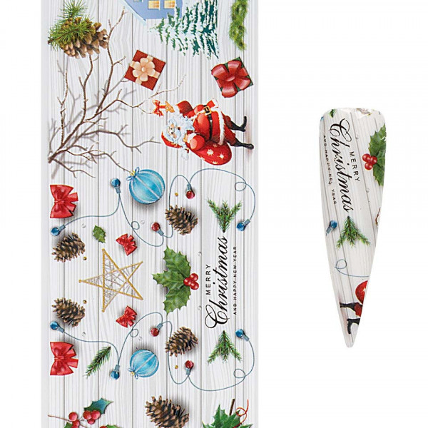 Folie de Transfer Unghii LUXORISE #407 Christmassy