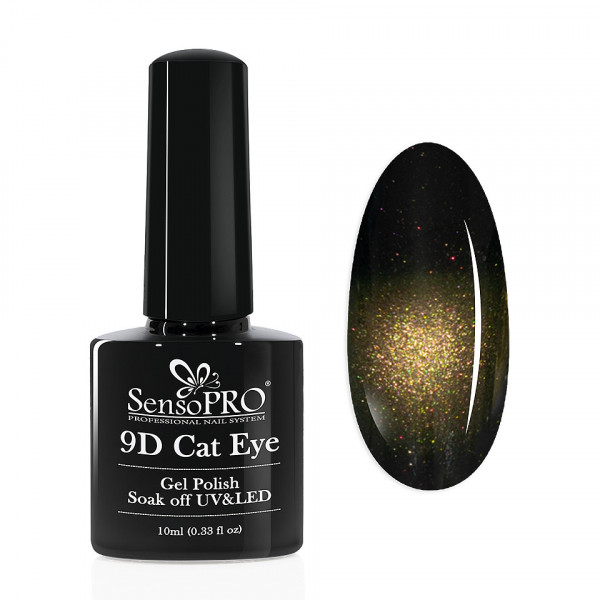 Oja Semipermanenta 9D Cat Eye #16 Leporios - SensoPRO 10 ml