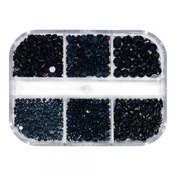 Strasuri Unghii LUXORISE Midnight Beauty, 6 modele