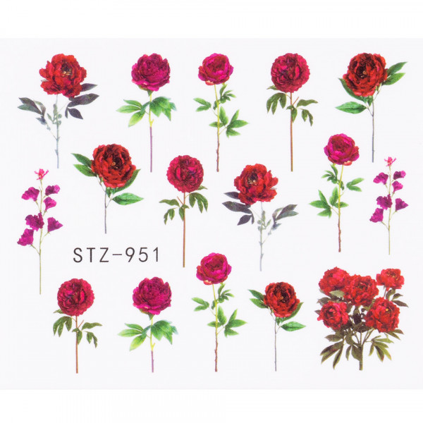 Tatuaj Unghii LUXORISE Flower Star, STZ-951