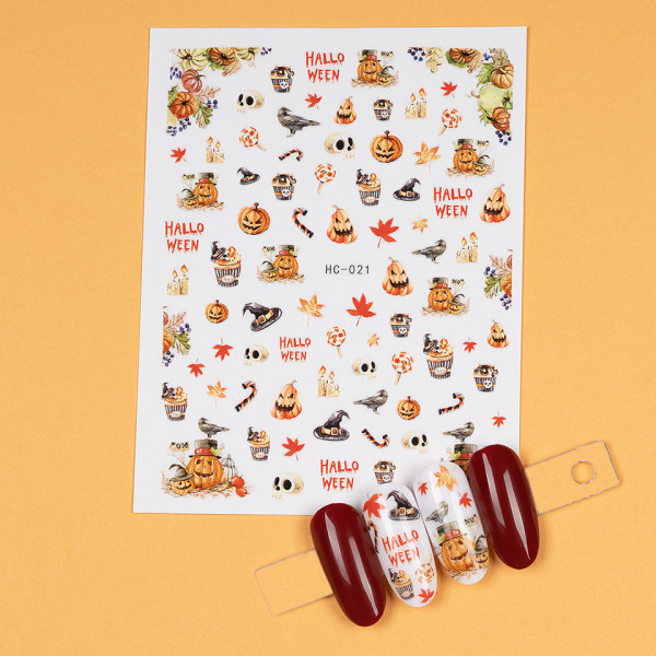Abtibild Unghii SensoPRO Milano Halloween Rocks, model HC-021