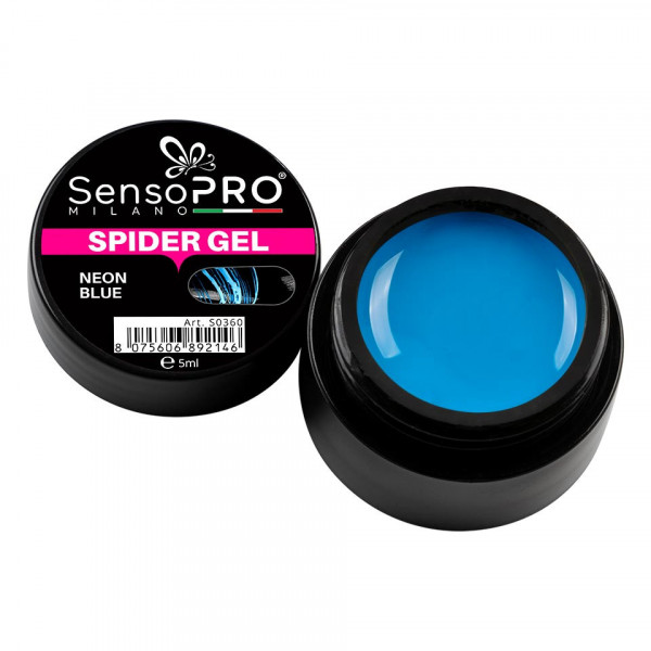 Spider Gel SensoPRO Neon Blue, 5 ml
