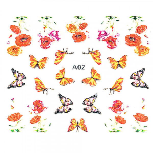 Sticker 3D Unghii LUXORISE Artistry A02