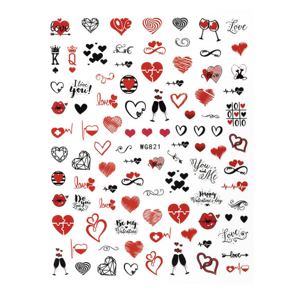 Abtibild Unghii SensoPRO Milano Cosmic Love, model WG821
