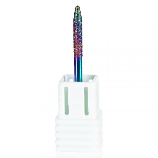 Capat Freza Diamant Cuticule LUXORISE Rainbow Cone, fina #256