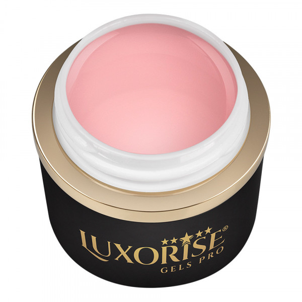 Gel UV Constructie Unghii RevoFlex LUXORISE 15ml, Milky Pink
