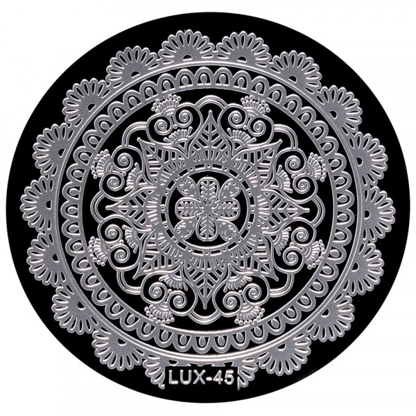 Matrita Metalica Stampila Unghii LUX-45 - Mandala