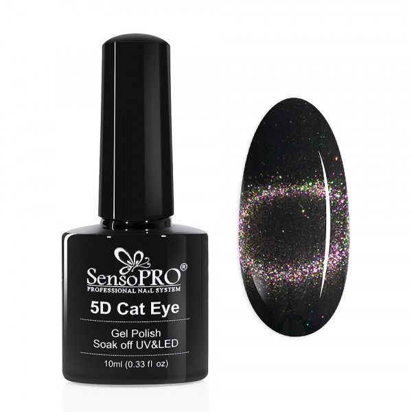 Oja Semipermanenta Cat Eye Gel 5D SensoPRO 10ml, #09 Puppis