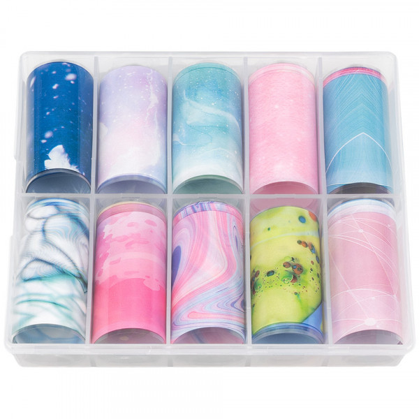 Set Folii Transfer LUXORISE Marble Look, 10 buc