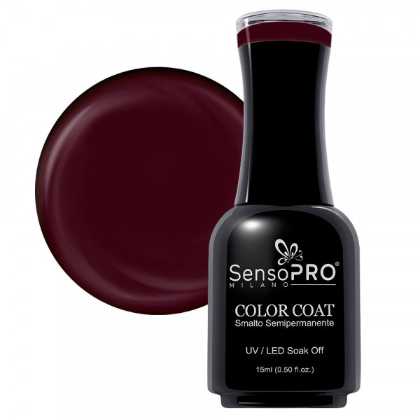 Oja Semipermanenta SensoPRO Milano 15ml, Cherry Wine #167