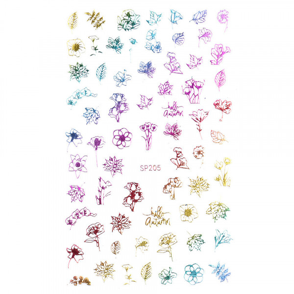 Sticker Unghii LUXORISE, Flower Story SP205