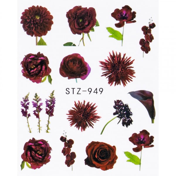 Tatuaj Unghii LUXORISE Flower Dinasty, STZ-949