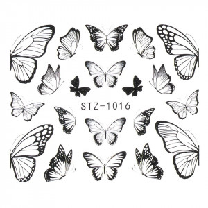 Tatuaj Unghii LUXORISE Simple Butterfly Vibe, STZ-1016