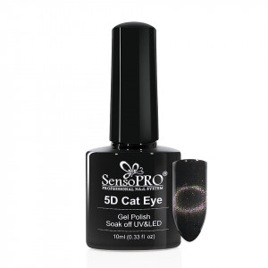 Oja Semipermanenta Cat Eye Gel 5D SensoPRO 10ml, #09 Puppis
