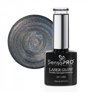 Oja Semipermanenta Holografica Laser Glow SensoPRO Milano 10ml, Magic Dust #12