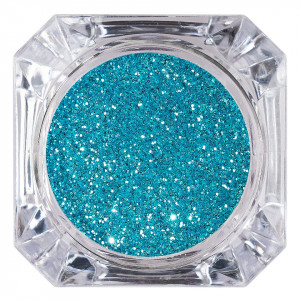 Sclipici Glitter Unghii Pulbere LUXORISE, Caribbean Blue #12
