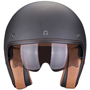 Casca open face SCORPION BELFAST EVO CARBON SOLID - Img 4