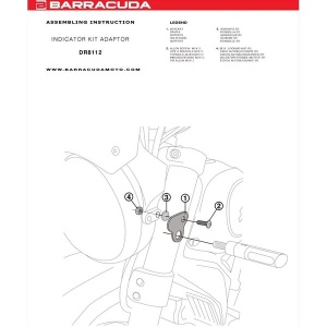 Suport fixare semnalizatoare specific DUCATI SCRAMBLER (2014-2021) (pereche) - Img 3