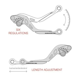 Kit manete frana si ambreiaj BARRACUDA - DUCATI 1098 / PANIGALE 959 (2014-2017) DIAVEL (2010-2018) - Img 2