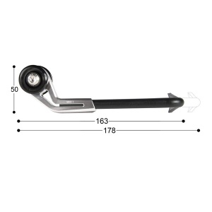 Protectie maneta frana sau ambreiaj BARRACUDA LEVER PRO-TECT B-LUX - reversibil (1buc) - Img 5