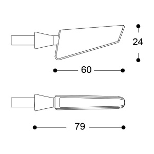 Semnalizatoare led secventiale BARRACUDA SQ-LED B-LUX(set) - Img 8