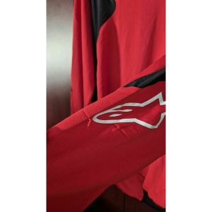 Tricou cross-enduro ALPINESTARS RACER HOEN 2023 XL Rosu/Alb - RESIGILAT - Img 3