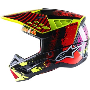 Casca cross-enduro Alpinestars Supertech S-M5 SOLAR FLARE - Img 3