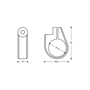 Adaptoare pentru capat de ghidon/oglinzi BARRACUDA - Img 5
