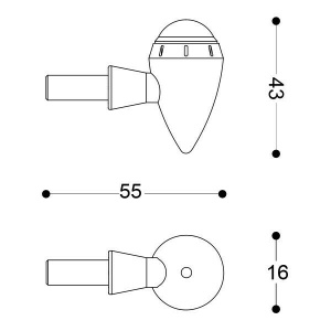 Semnalizatoare BARRACUDA S-LED B-LUX (set) - Img 5
