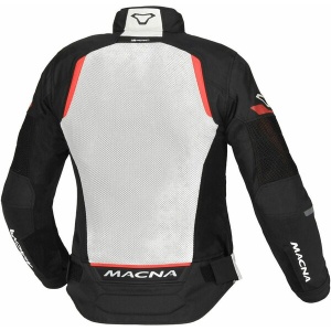 Geaca de vara textil dama MACNA TONDO L Negru/Gri deschis/Rosu - RESIGILAT - Img 2