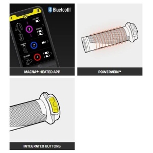 Mansoane incalzite MACNA HEATED GRIPS BLUETOOTH - Img 9