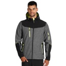 Jakna SOFTSHELL sa kapuljačom PANTHER GREY JACKED artikal TP024