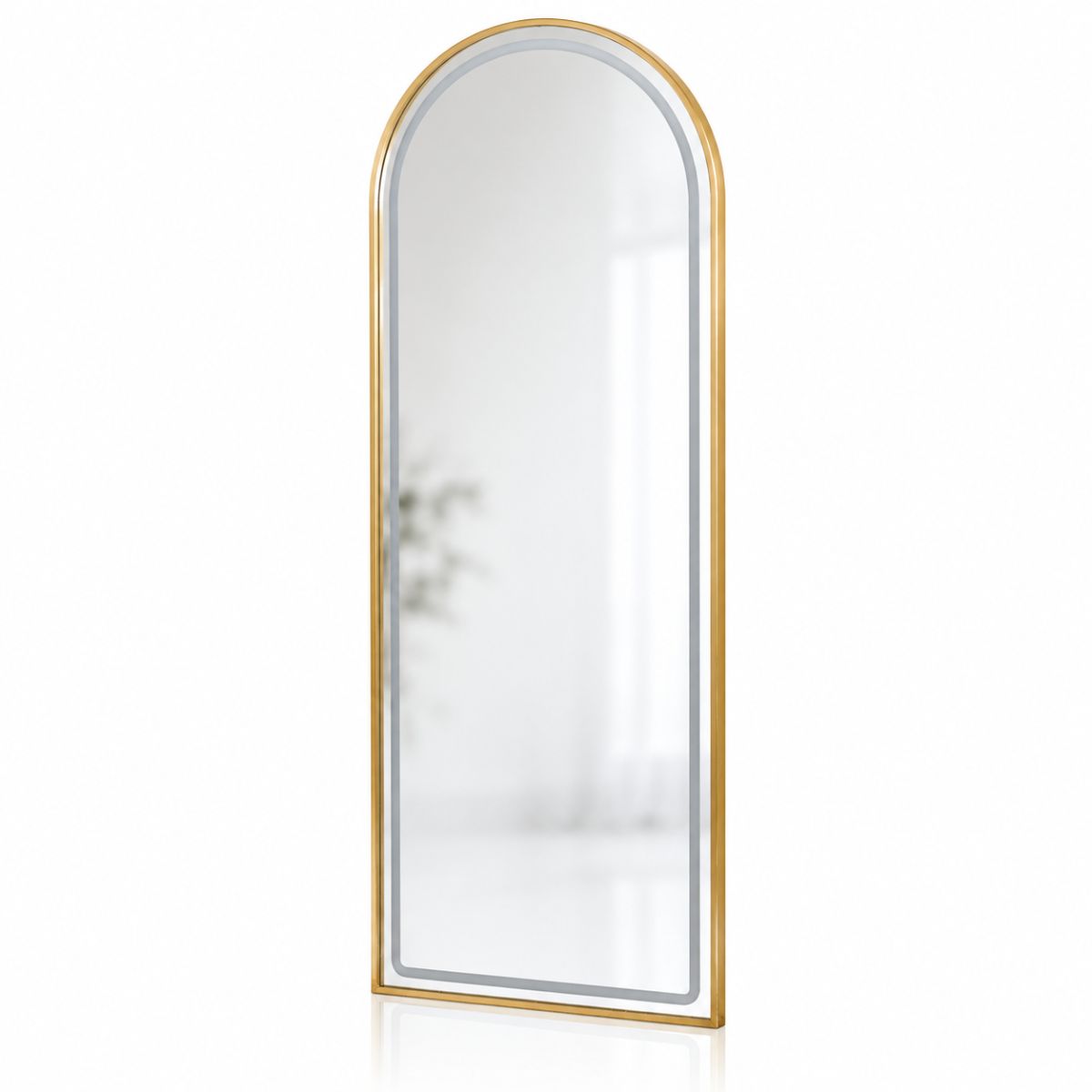 Oglindă LED Arch Gold