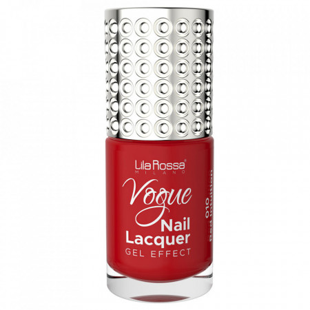 Oja clasica, Lila Rossa, Vogue, gel effect, 10 ml, 010 Red intuition