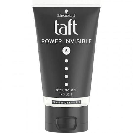 Gel de par Taft Power Invisible Mega Strong Hold, nivel fixare 5, 150 ml