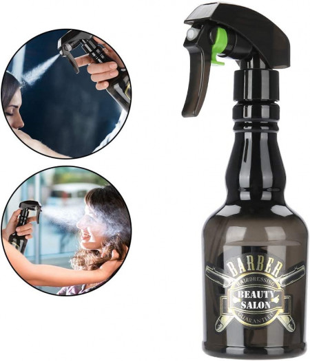 Pulverizator par frizerie coafaor barber shop Tip sticla Gri Inchis