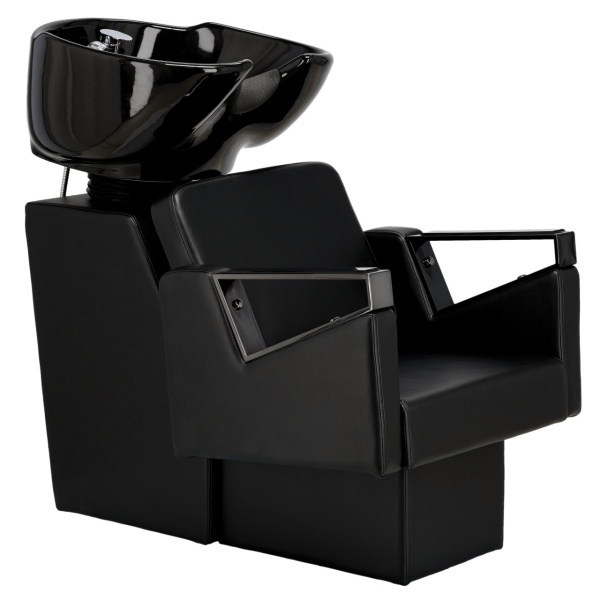 Scafa coafor unitate de spalare frizerie, neagra