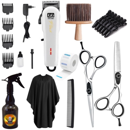 Set frizerie cu masina de tuns NG-699 Puls · Kayden alb