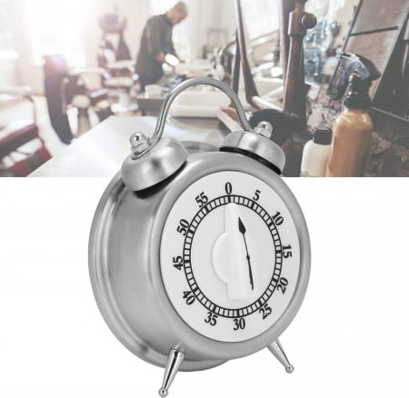 Timer ceas retro pentru frizerie, salon barber shop, bucatarie, 60min maxim
