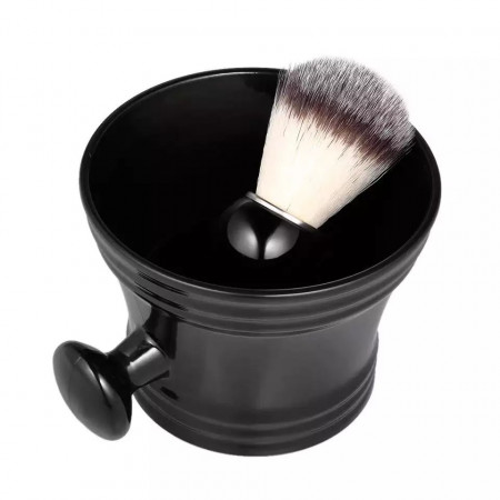 Bol mixare spuma pentru barbierit cu pamatuf pentru barbierit