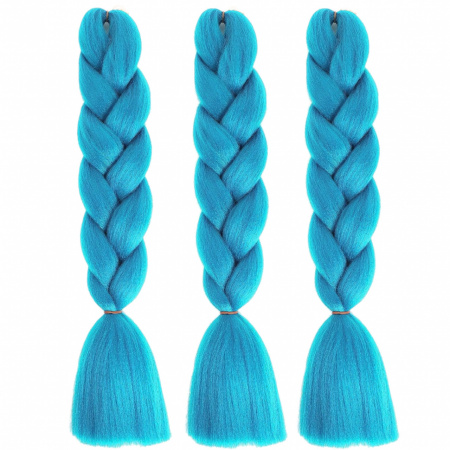 Extensii colorate pentru impletituri · albastru sky blue