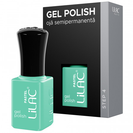 Oja semipermanenta Lilac, colectia Pastel colors, 6 g, 34, Green Paradise